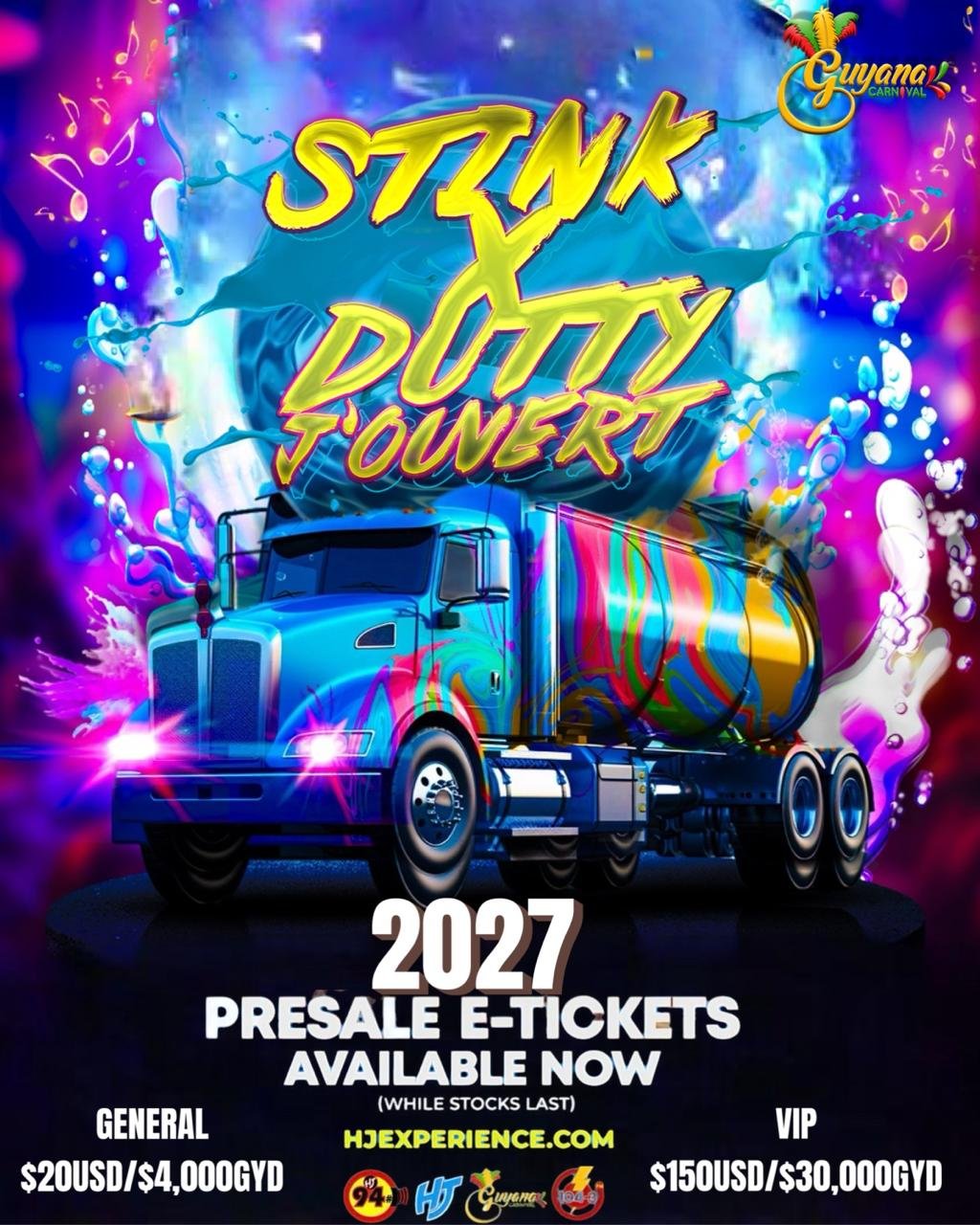 Stink x Dutty event poster